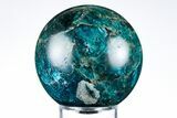 Bright Blue Apatite Sphere - Madagascar #198738-1